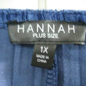 HANNAH Style JB-7108X - Dk Blue - Sz 1X Plus Sz